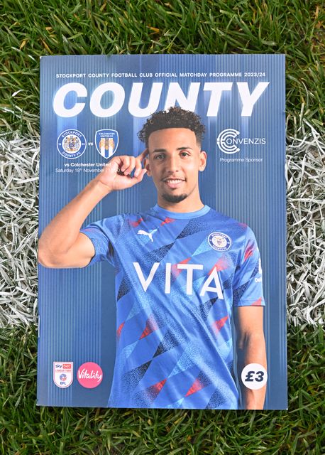 Sky Bet League 2 Stockport County v Colchester United