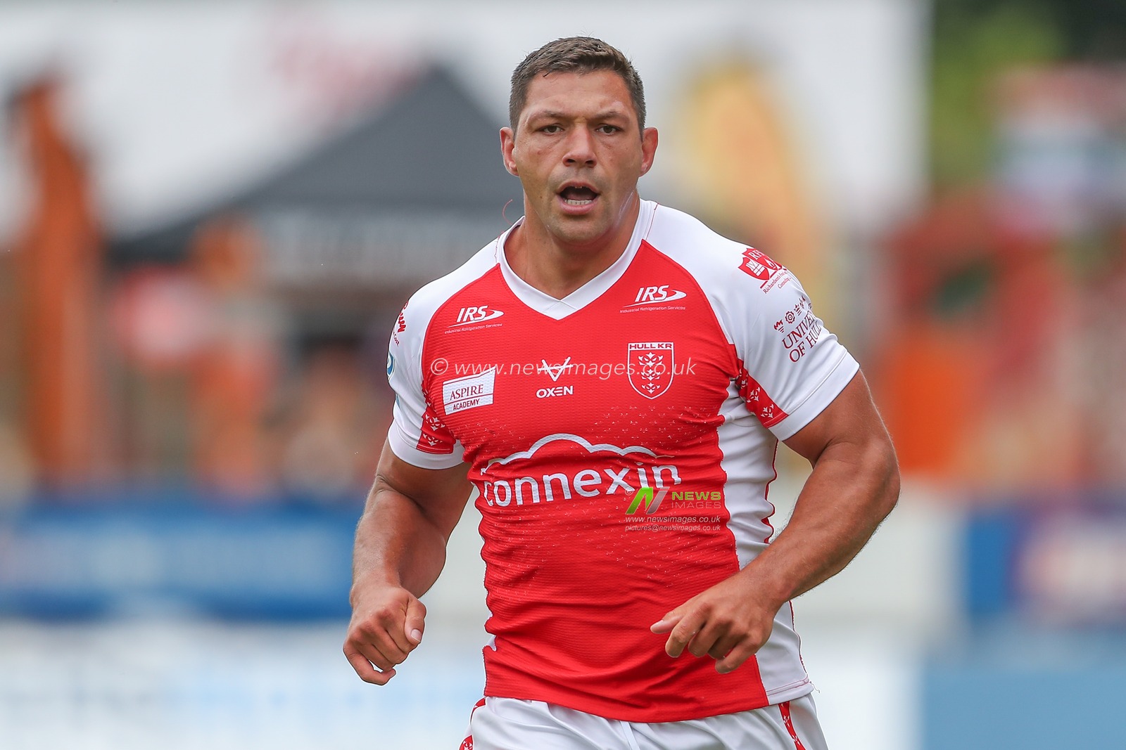 Ryan Hall #5 of Hull KR during the Betfred Super League Round 18 match Hull KR vs Hull FC at Sewell Group Craven Park, Kingston upon Hull, United Kingdom, 9th July 2023

(Photo by Gareth Evans/News Images)