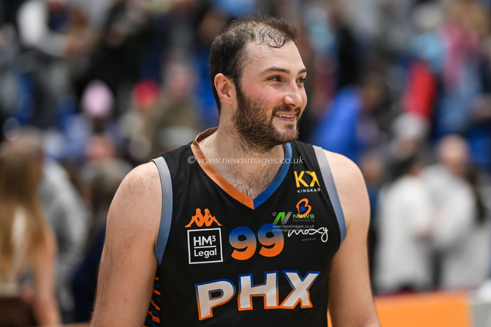 Skyler White of Cheshire Phoenix during the British Basketball Championship match Cheshire Phoenix vs Surrey Scorchers at Ellesmere Port Sports Village, Ellesmere Port, United Kingdom, 19th November 2023

(Photo by Craig Thomas/News Images)