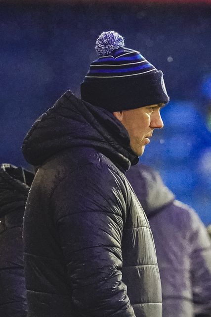 Stockport County Manager Dave Challinor during the Sky Bet League 1 match Stockport County vs Exeter City at Edgeley Park Stadium, Stockport, United Kingdom, 7th December 2024

(Photo by James Giblin/News Images)