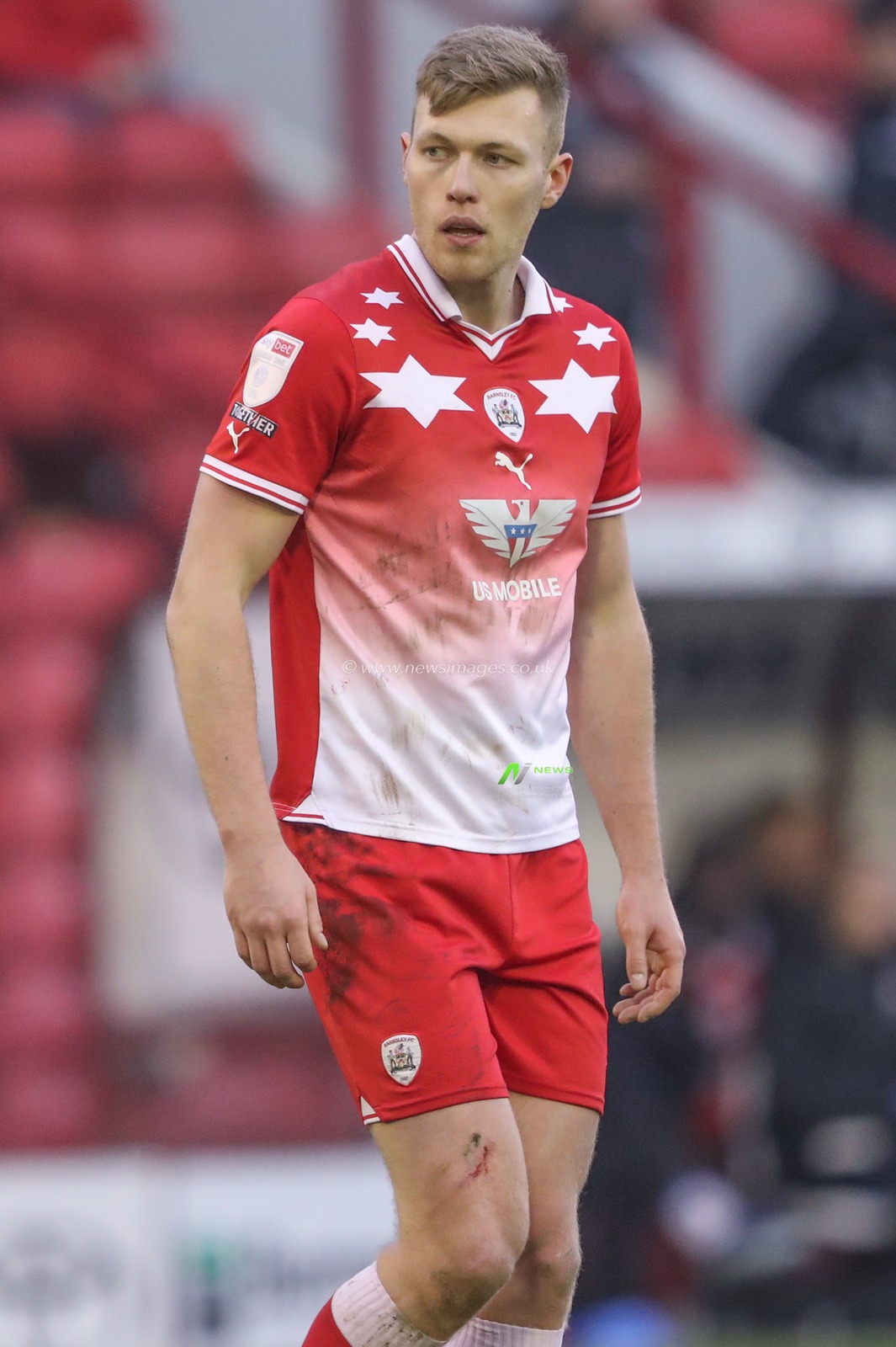 Sam Cosgrove of Barnsley during the Sky Bet League 1 match Barnsley vs Lincoln City at Oakwell, Barnsley, United Kingdom, 9th March 2024

(Photo by Alfie Cosgrove/News Images)