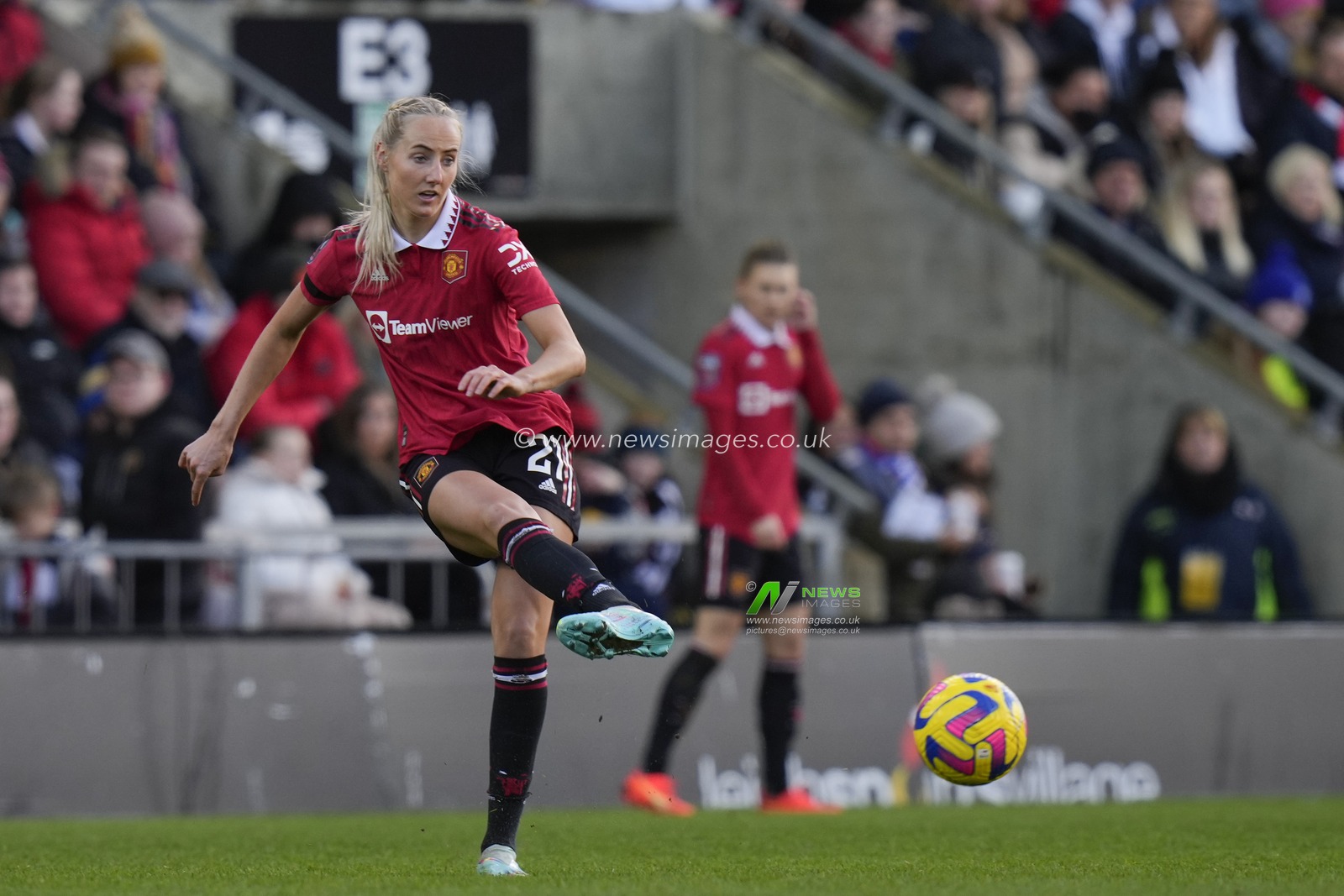 Millie Turner #21 of Manchester United during the The Fa Women's Super League match Manchester United Women vs Liverpool Women at Leigh Sports Village, Leigh, United Kingdom, 15th January 2023

(Photo by Steve Flynn/News Images)