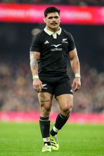 Du’Plessis Kirifi of New Zealand during the Quilter Nations Series 2025 match Wales vs New Zealand at Principality Stadium, Cardiff, United Kingdom, 22nd November 2025

(Photo by Andrew Lewis/News Images)

*** GER AUT SUI OUT ***
