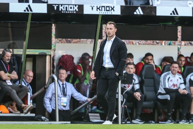 Matthias Jaissle manager of Newcastle United looks on during the Premier League match Newcastle Untied vs Liverpool at St. James's Park, Newcastle, United Kingdom on 23 August 2026

(Photo by Alfie Cosgrove/News Images)