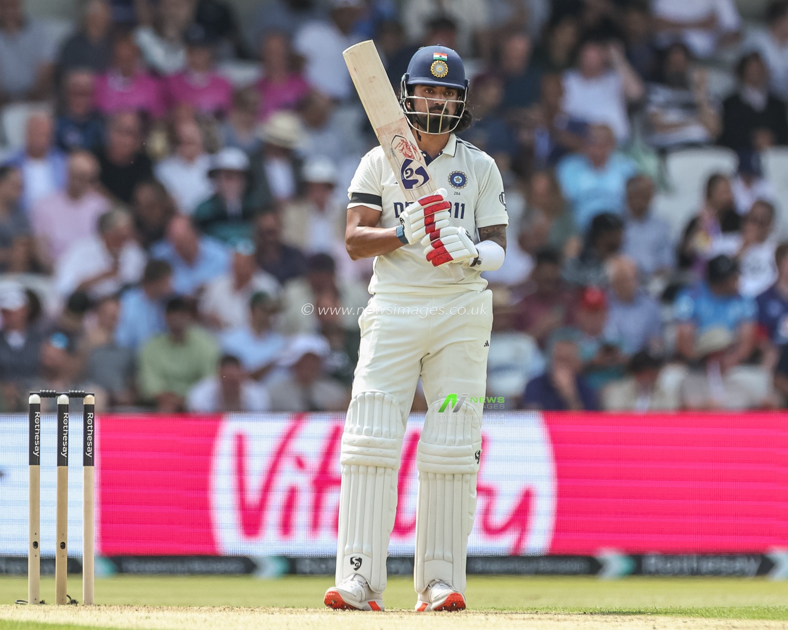 KL Rahul of India during the 1st Rothesay Test Match Day 1 England vs India at Headingley Cricket Ground, Leeds, United Kingdom, 20th June 2025

(Photo by Mark Cosgrove/News Images)