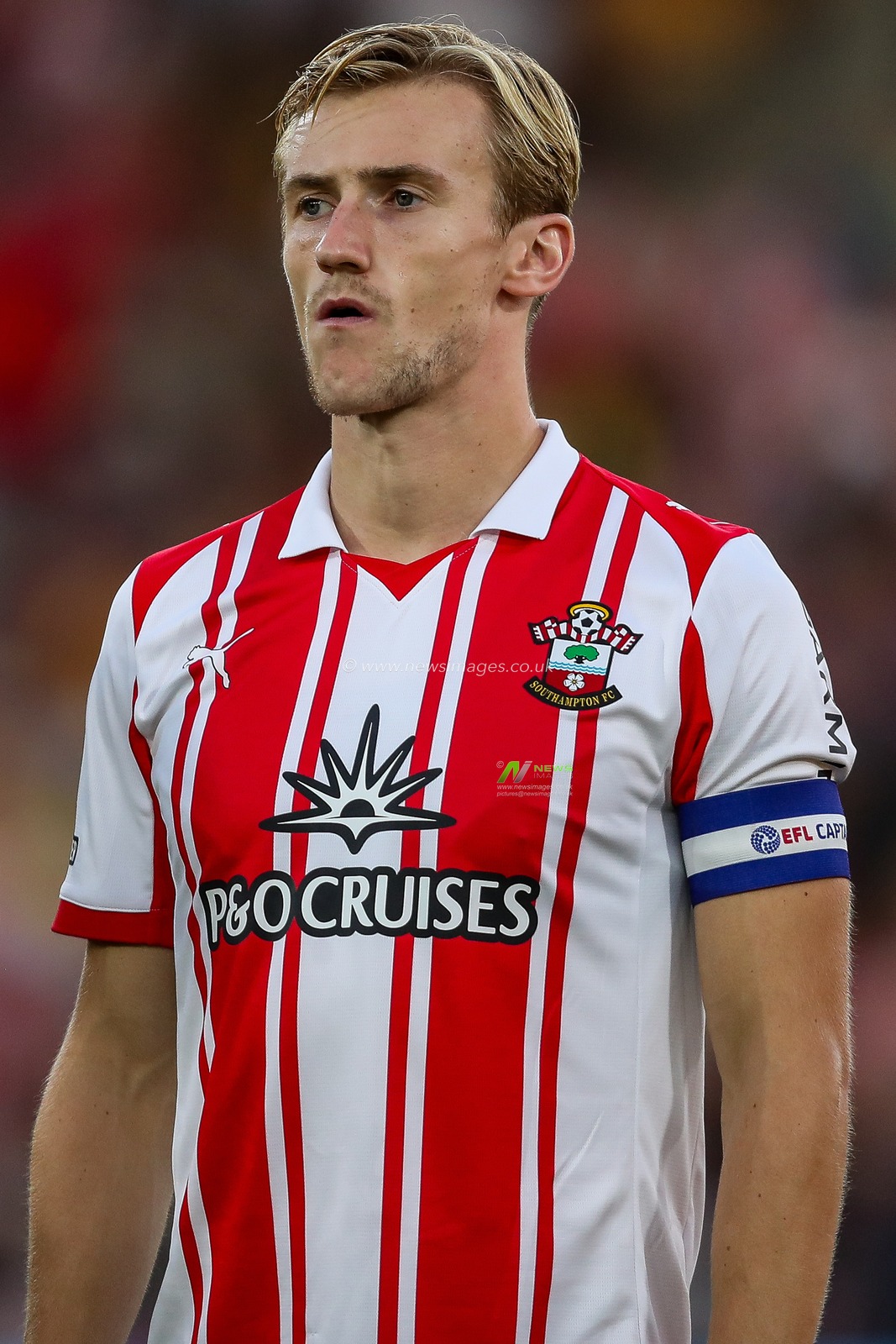 Flynn Downes of Southampton looks on during the Carabao Cup match Norwich City vs Southampton at Carrow Road, Norwich, United Kingdom, 26th August 2025

(Photo by Izzy Poles/News Images)