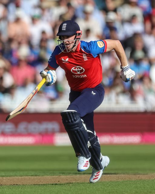 England captain Harry Brook makes two runs during the Third Vitality T20 International match England vs India at Trent Bridge, Nottingham, United Kingdom on 07 July 2026

(Photo by Mark Cosgrove/News Images)