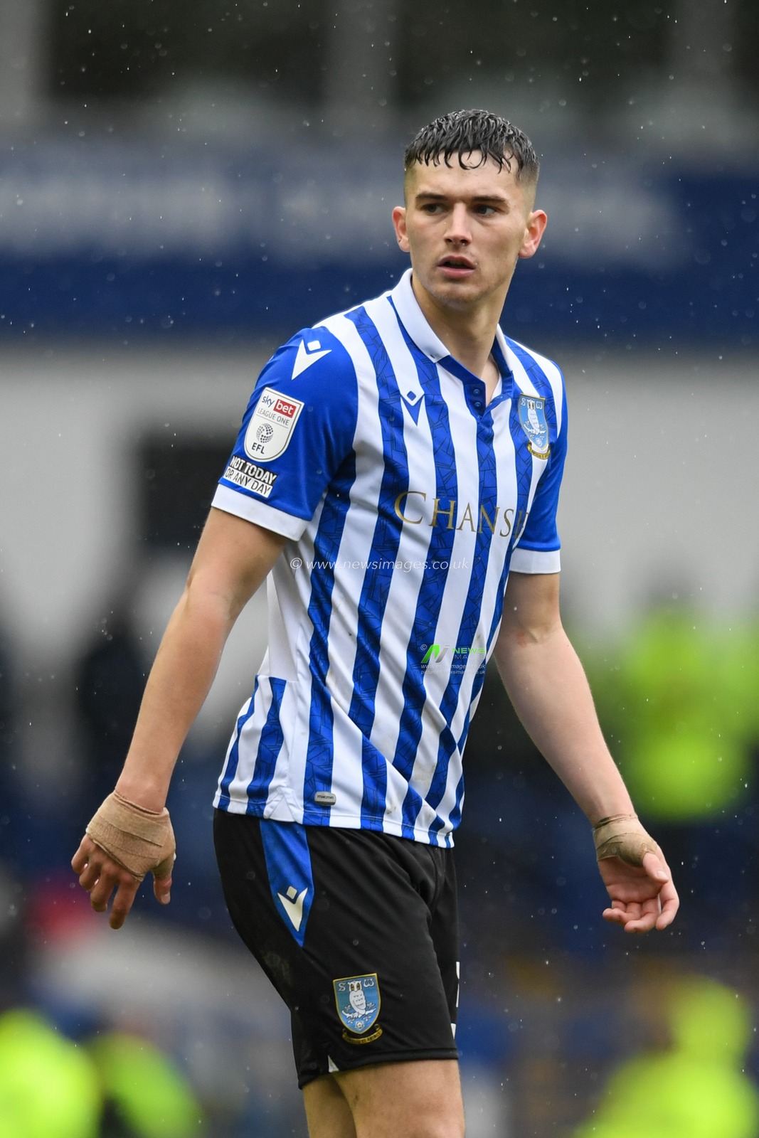 Jordan Storey #38 of Sheffield Wednesday in action during the game