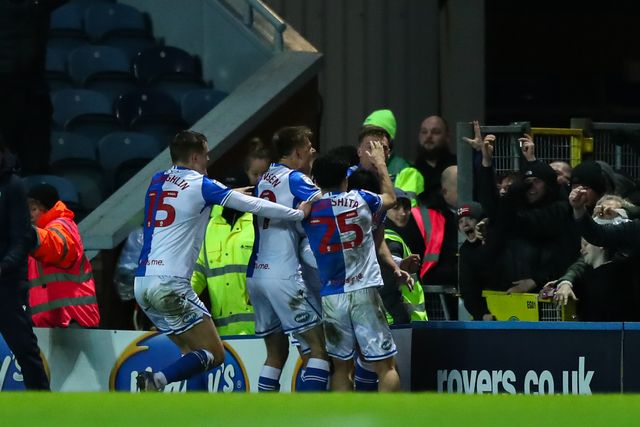 Yuki Ohashi of Blackburn Rovers celebrates after scoring to make it 1-0 during the Sky Bet Championship match Blackburn Rovers vs Preston North End at Ewood Park, Blackburn, United Kingdom on 20 February 2026

(Photo by Jorge Horsted/News Images)