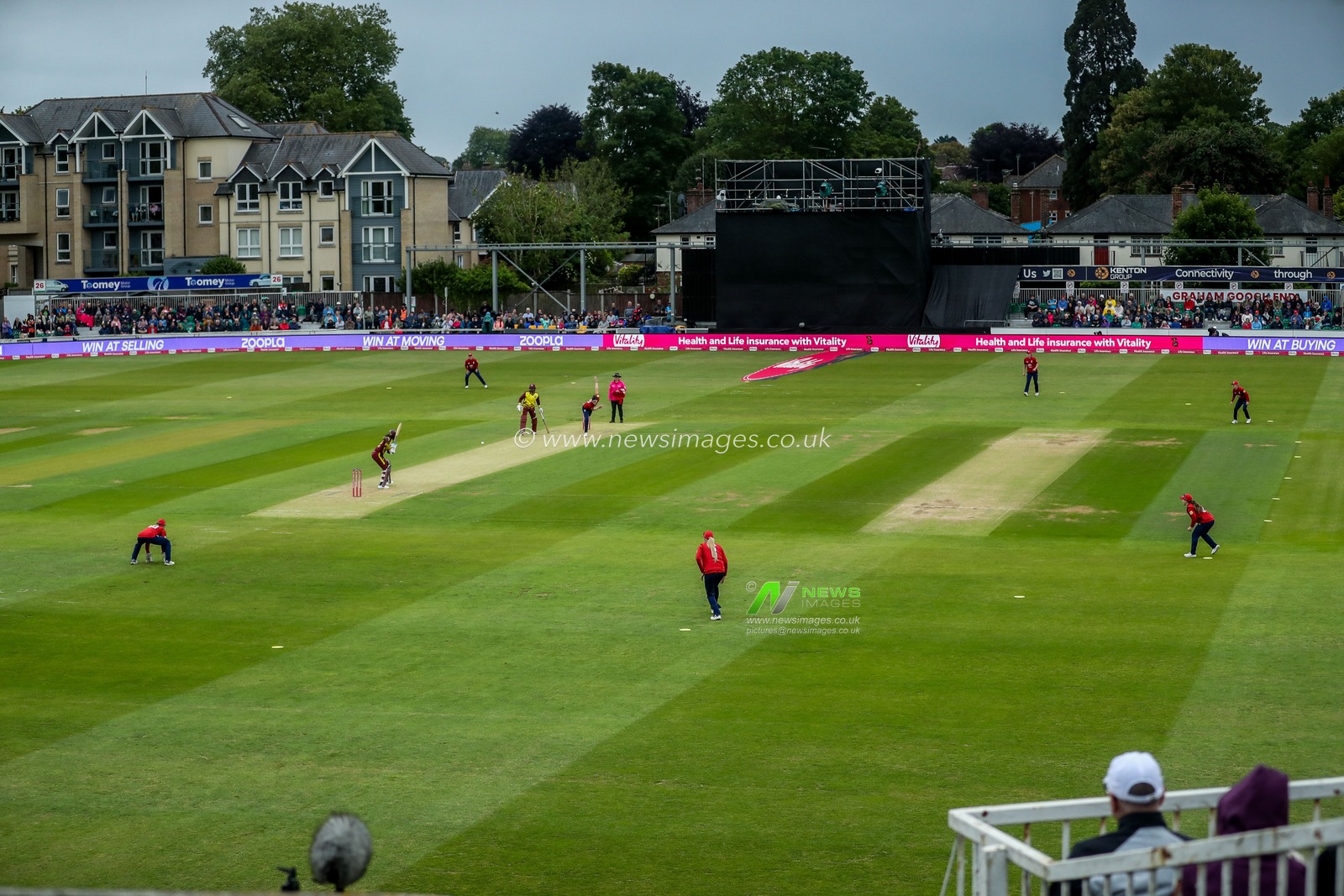 A general view of the 3rd Vitality IT20 Series match England Women vs West Indies Women at The Cloud County Ground, Chelmsford, United Kingdom, 26th May 2025

(Photo by Izzy Poles/News Images)