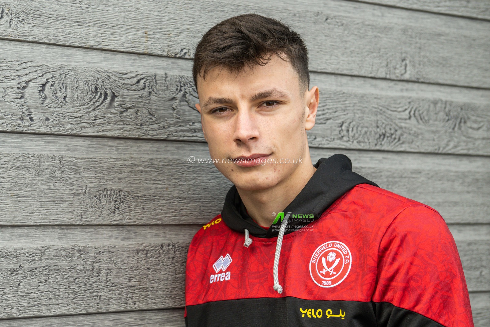 Portrait Session with Abel Ahmedhodzic of Sheffield United ahead of the FA Cup Semi Final at Sheffield United Academy, Sheffield, United Kingdom, 11th April 2023

(Photo by Craig Thomas/News Images)

*These images are exclusive to The Sun newspaper only! should not be used anywhere else*
