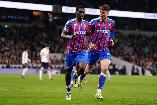 Ismaila Sarr of Crystal Palace scores equaliser during the Premier League match Tottenham Hotspur vs Crystal Palace at Tottenham Hotspur Stadium, London, United Kingdom on 05 March 2026

(Photo by Harvey Murphy/News Images)