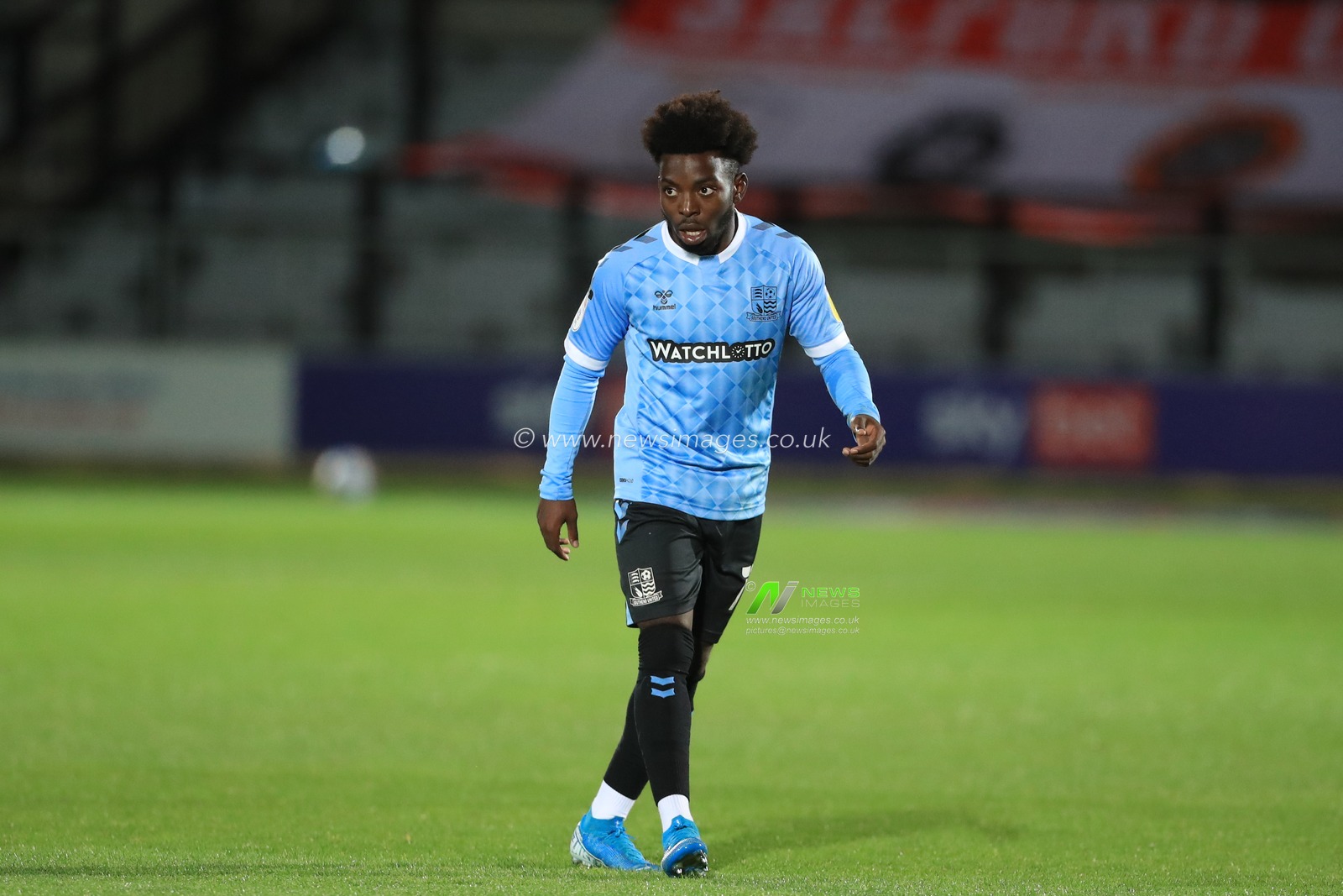 Terrell Egbri (11) of Southend United during the game