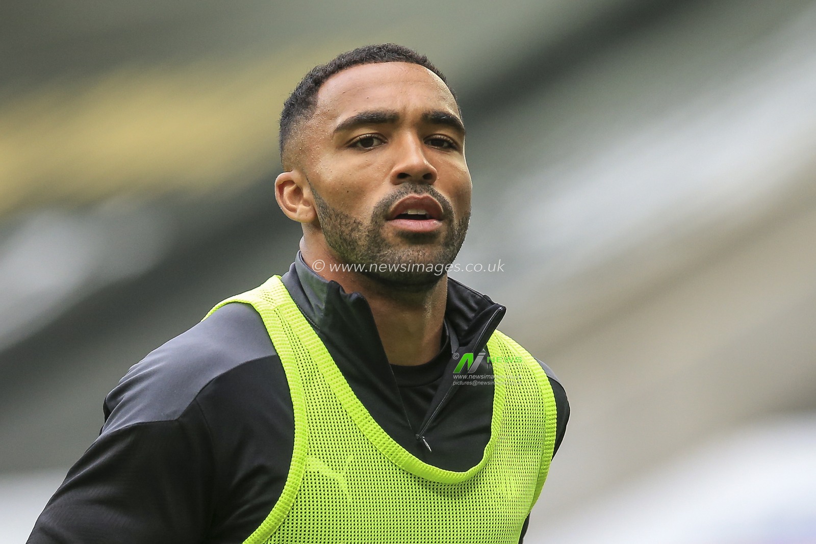 Callum Wilson (13) of Newcastle United during the pre-game warmup