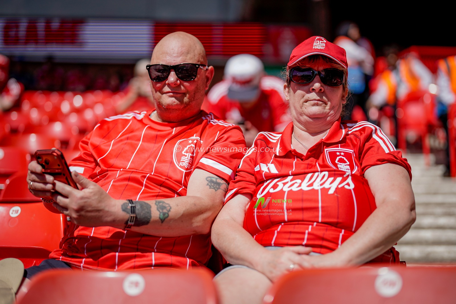 Forest fans in the stands during the Premier League match Nottingham Forest vs Bournemouth at City Ground, Nottingham, United Kingdom on 24 May 2026

(Photo by Maynard Manyowa/News Images)