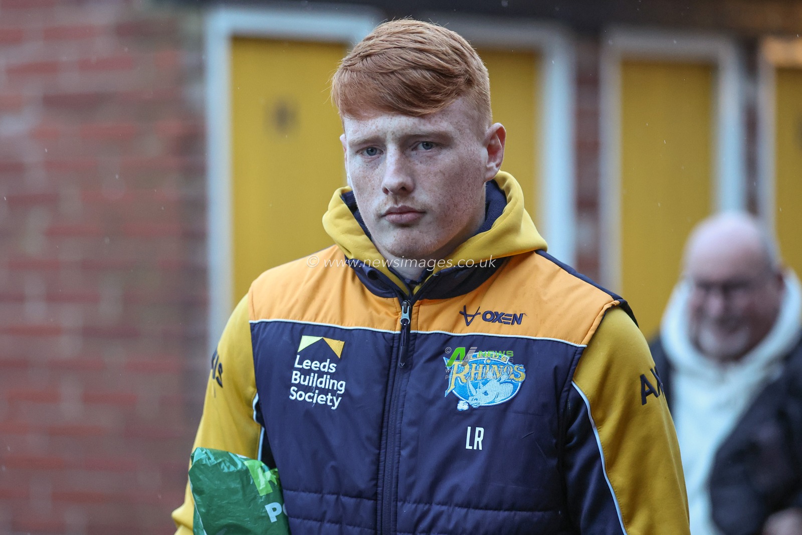 Luis Roberts of Leeds Rhinos arrives during the Betfred Super League Round 6 match Castleford Tigers vs Leeds Rhinos at The Mend-A-Hose Jungle, Castleford, United Kingdom, 28th March 2024

(Photo by Mark Cosgrove/News Images)