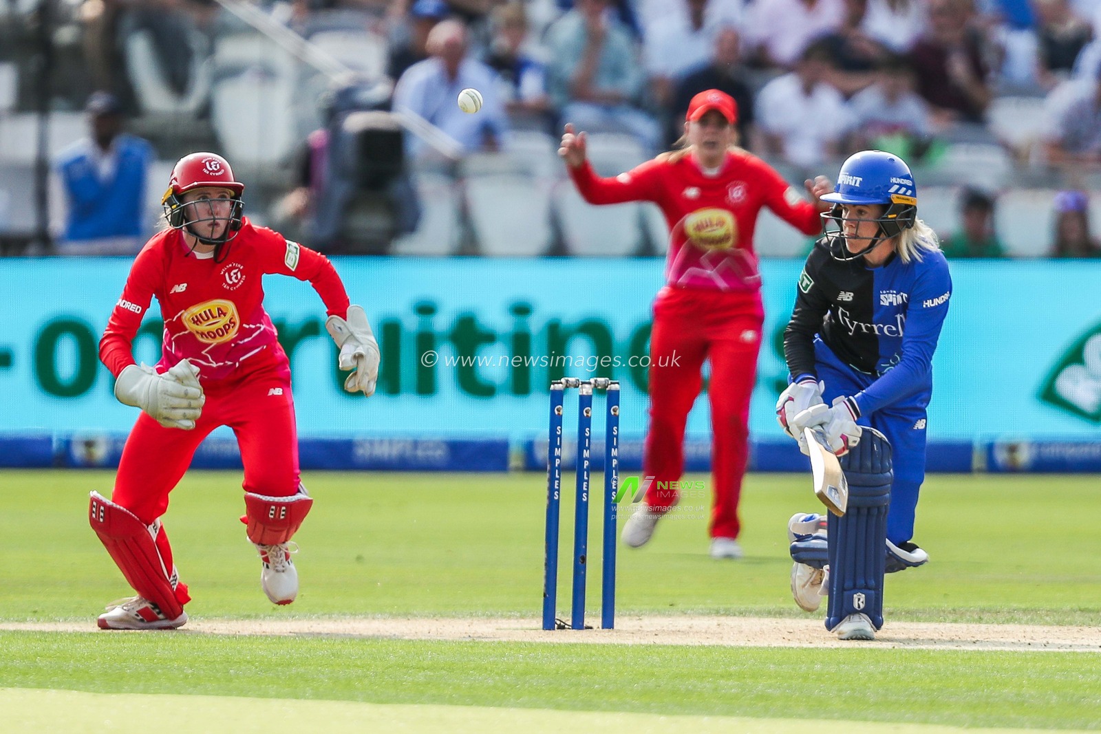 Georgia Redmayne of London Spirit bats during the The Hundred Women's Final match Welsh Fire Women vs London Spirit Women at Lords, London, United Kingdom, 18th August 2024

(Photo by Izzy Poles/News Images)