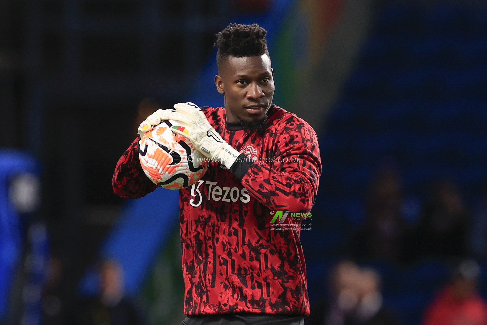 Andre Onana #24 of Manchester United during the warm up ahead of the Premier League match Burnley vs Manchester United at Turf Moor, Burnley, United Kingdom, 23rd September 2023

(Photo by Conor Molloy/News Images)