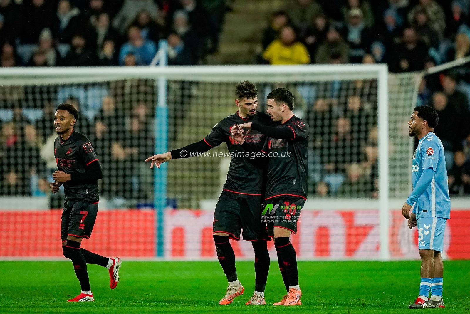 Mihailo Ivanović of Millwall celebrates his goal to make it  1-1 during the Sky Bet Championship match Coventry City vs Millwall at Coventry Building Society Arena, Coventry, United Kingdom, 20th January 2026

(Photo by Maynard Manyowa/News Images)