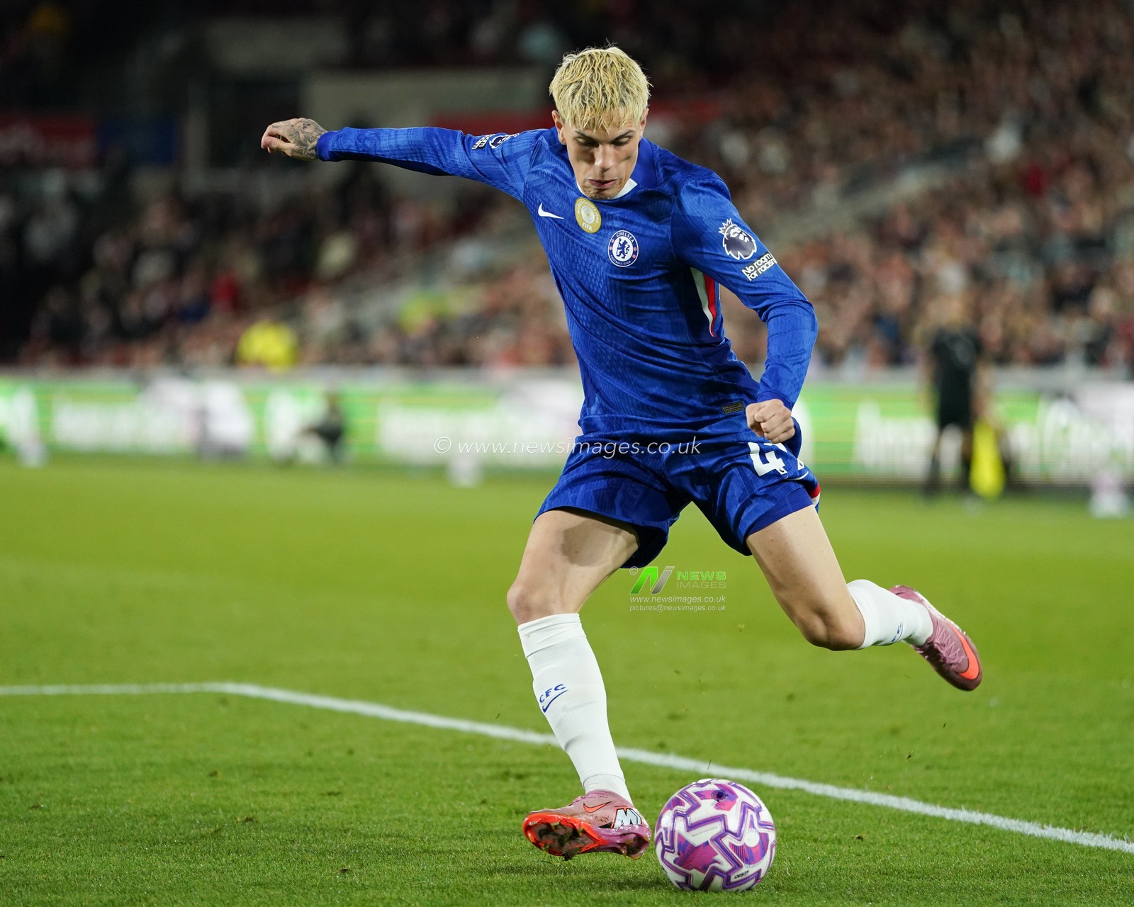 Alejandro Garnacho of Chelsea during the Premier League match Brentford vs Chelsea at The Gtech Community Stadium, London, United Kingdom, 13th September 2025

(Photo by Harvey Murphy/News Images)