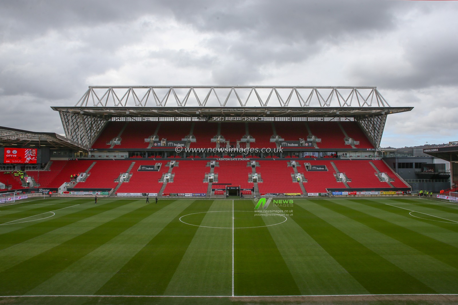 A general view inside of Ashton Gate, home of Bristol City ahead of the Sky Bet Championship match Bristol City vs Hull City at Ashton Gate, Bristol, United Kingdom, 25th February 2023

(Photo by Gareth Evans/News Images)