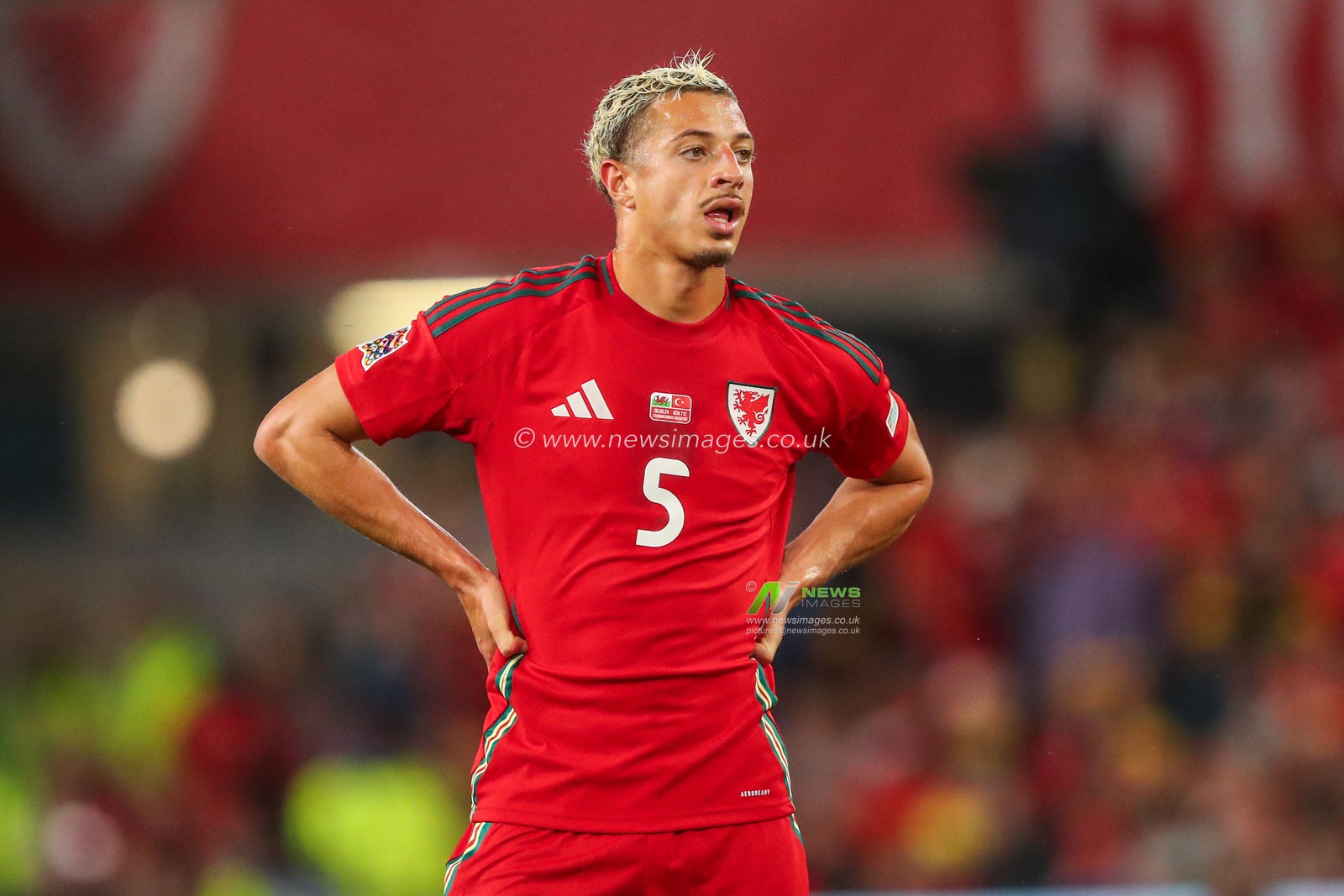 Ethan Ampadu of Wales during the UEFA Nations League - League B - Group 4 - Wales v Turkey at Cardiff City Stadium, Cardiff, United Kingdom, 6th September 2024

(Photo by Gareth Evans/News Images)