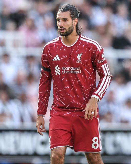 Dominik Szoboszlai of Liverpool during the Premier League match Newcastle Untied vs Liverpool at St. James's Park, Newcastle, United Kingdom on 23 August 2026

(Photo by Alfie Cosgrove/News Images)