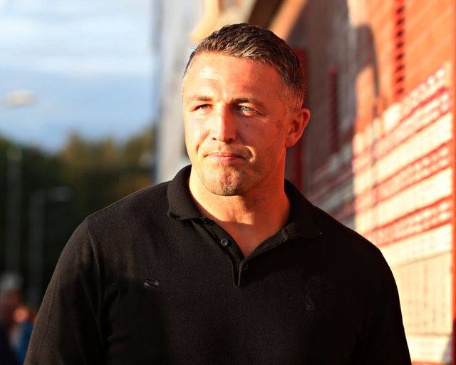 Sam Burgess, head coach of Warrington Wolves  arrives before the Betfred Super League round 27 match Hull KR vs Warrington Wolves at Sewell Group Craven Park, Kingston upon Hull, United Kingdom, 18th September 2025(Photo by Sam Eaden/News Images)