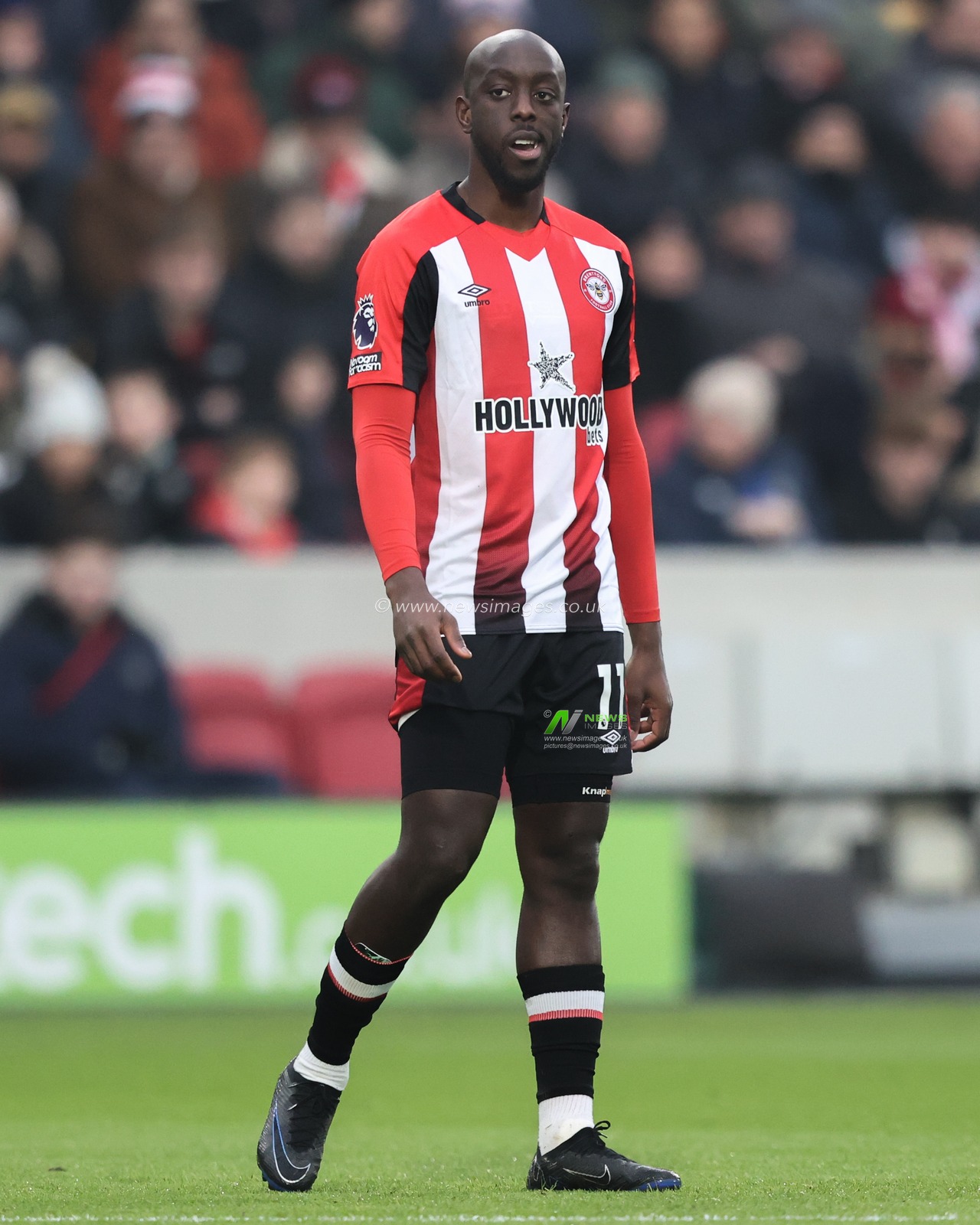 Yoane Wissa of Brentford during the Premier League match Brentford vs Liverpool at The Gtech Community Stadium, London, United Kingdom, 18th January 2025

(Photo by Alfie Cosgrove/News Images)