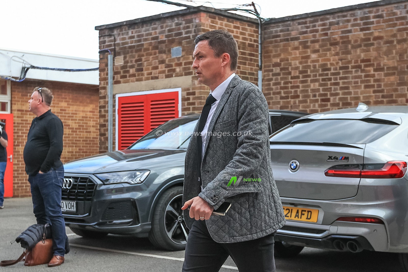 Paul Heckingbottom manager of Sheffield United arrives at The City Ground
