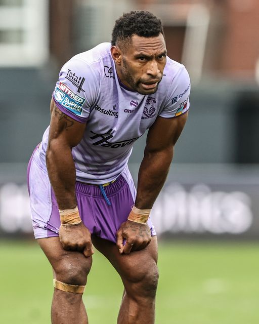 Rodrick Tai of Warrington Wolves during the Betfred Super League Round 11 match Wakefield Trinity vs Warrington Wolves at DIY Kitchens Stadium, Wakefield, United Kingdom, 18th May 2025

(Photo by Alfie Cosgrove/News Images)