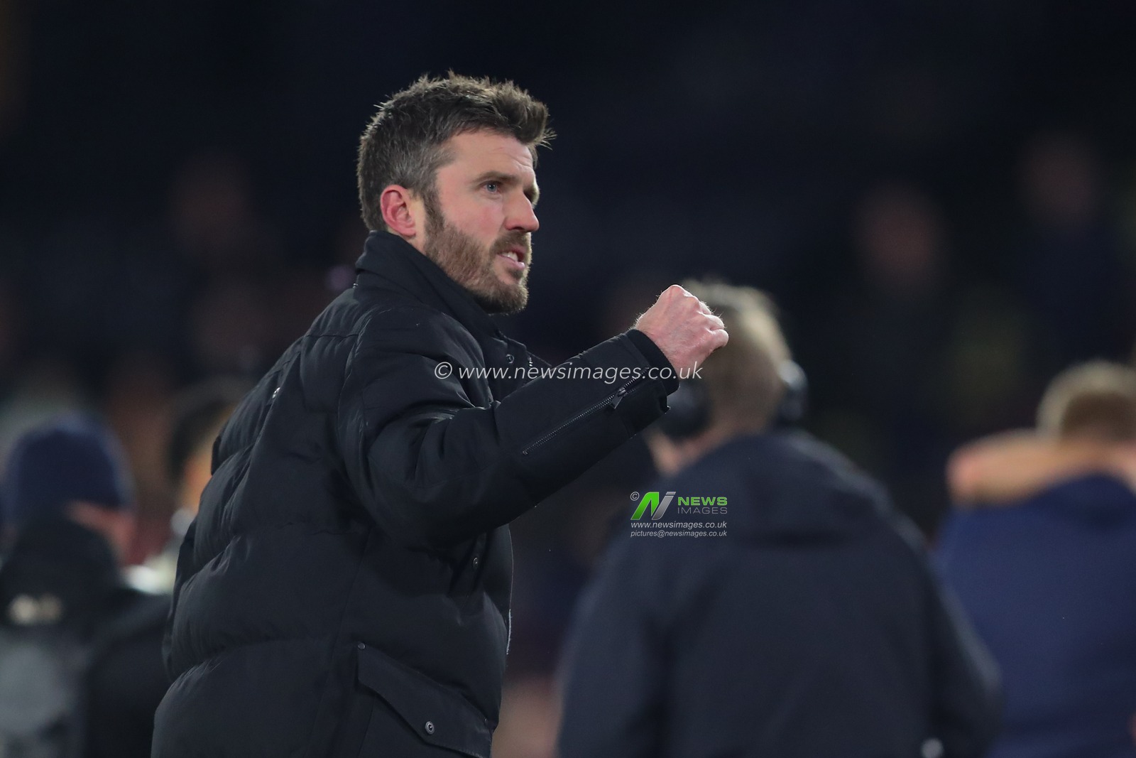 Michael Carrick Manager of Middlesbrough celebrates his teams win after the Sky Bet Championship match Sheffield United vs Middlesbrough at Bramall Lane, Sheffield, United Kingdom, 15th February 2023

(Photo by Gareth Evans/News Images)