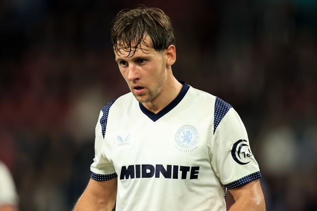Callum Brittain of Middlesbrough during the Sky Bet Championship match Burnley vs Middlesbrough at Turf Moor, Burnley, United Kingdom on 02 September 2026

(Photo by Jorge Horsted/News Images)