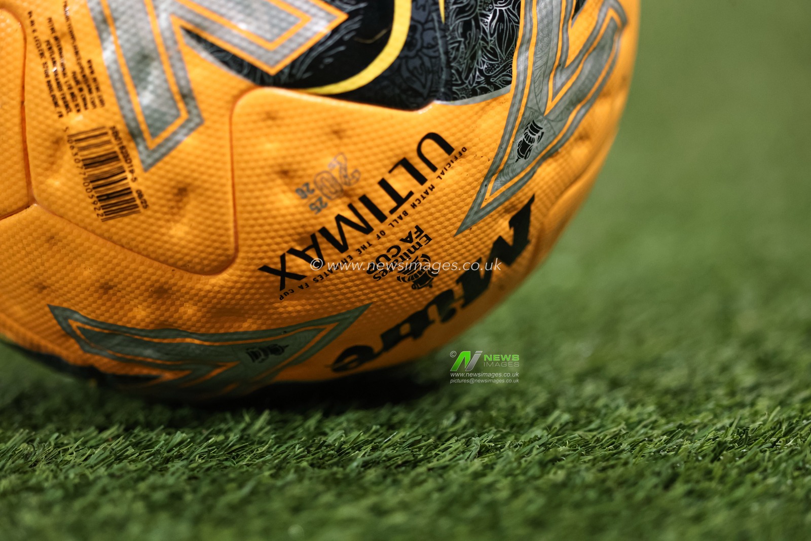 The FA Cup official match ball during the Emirates FA Cup Third Round match Liverpool vs Barnsley at Anfield, Liverpool, United Kingdom, 12th January 2026

(Photo by Alfie Cosgrove/News Images)