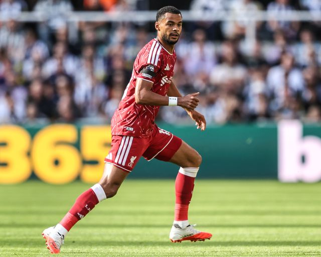Cody Gakpo of Liverpool during the Premier League match Newcastle Untied vs Liverpool at St. James's Park, Newcastle, United Kingdom on 23 August 2026

(Photo by Alfie Cosgrove/News Images)