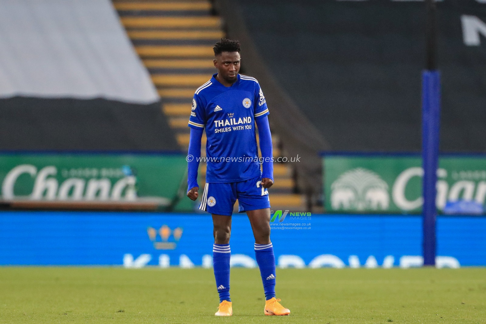Wilfred Ndidi (25) of Leicester City during the game