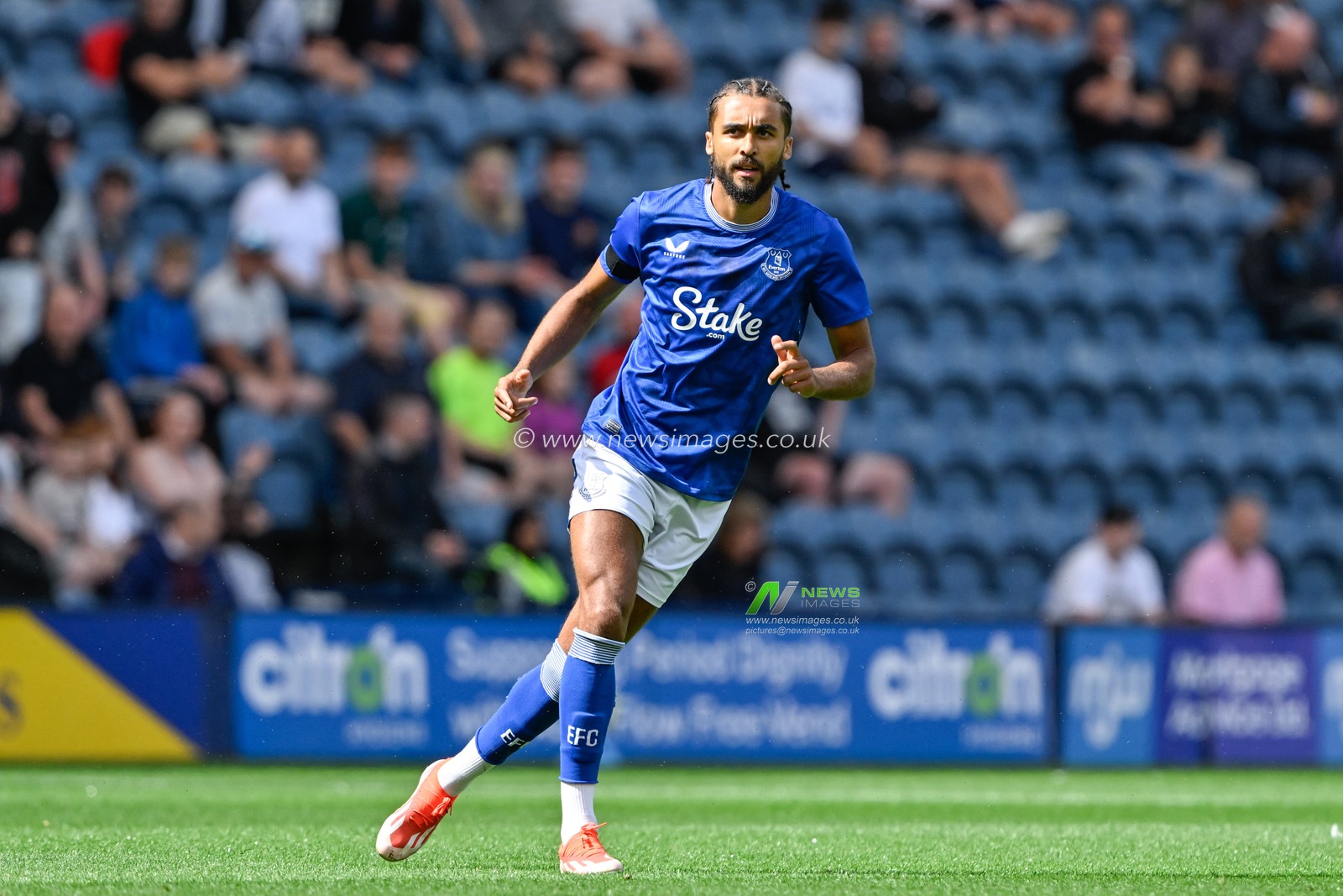 Dominic Calvert-Lewin of Everton during the Pre-season friendly match Preston North End vs Everton at Deepdale, Preston, United Kingdom, 3rd August 2024

(Photo by Cody Froggatt/News Images)