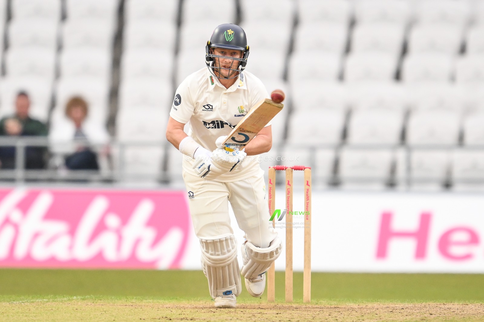Billy Root of Glamorgan hits a four (4) during the Vitality County Championship Division 2 match Yorkshire vs Glamorgan at Headingley Cricket Ground, Leeds, United Kingdom, 3rd May 2024

(Photo by Craig Thomas/News Images)