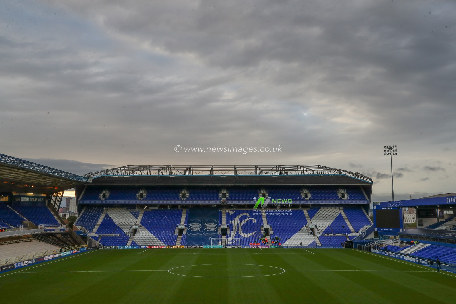 A general view inside of St Andrews, home of Birmingham City ahead of the Sky Bet Championship match Birmingham City vs West Bromwich Albion at St Andrews, Birmingham, United Kingdom, 6th October 2023

(Photo by Gareth Evans/News Images)