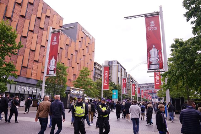 View of Wembley way ahead of kick off during the Emirates FA Cup Final match Chelsea vs Manchester City at Wembley Stadium, London, United Kingdom on 16 May 2026

(Photo by Harvey Murphy/News Images)
