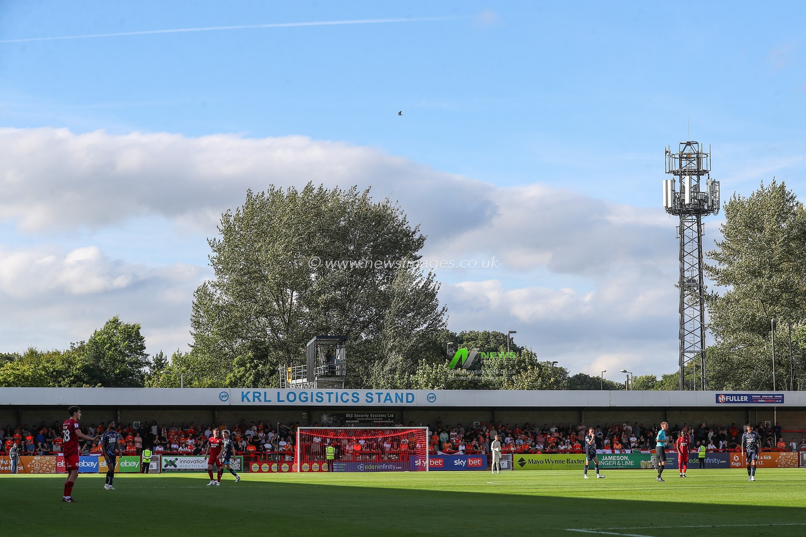 Blackpool fans during the Sky Bet League 1 match Crawley Town vs Blackpool at Broadfield Stadium, Crawley, United Kingdom, 10th August 2024

(Photo by Gareth Evans/News Images)