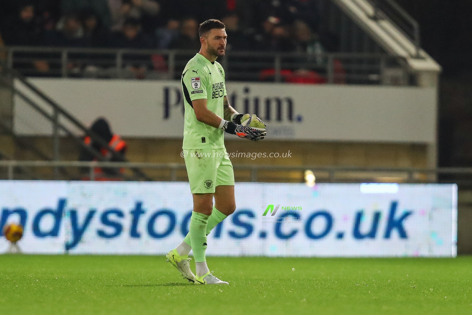 Richard O'Donnell of Blackpool looks on during the Sky Bet League 1 match Leyton Orient vs Blackpool at Gaughan Group Stadium, London, United Kingdom, 9th November 2024

(Photo by Izzy Poles/News Images)