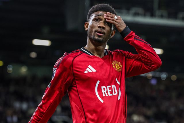 Amad Diallo of Manchester United during the Premier League match Manchester United vs Brentford at Old Trafford, Manchester, United Kingdom on 27 April 2026

(Photo by Mark Cosgrove/News Images)