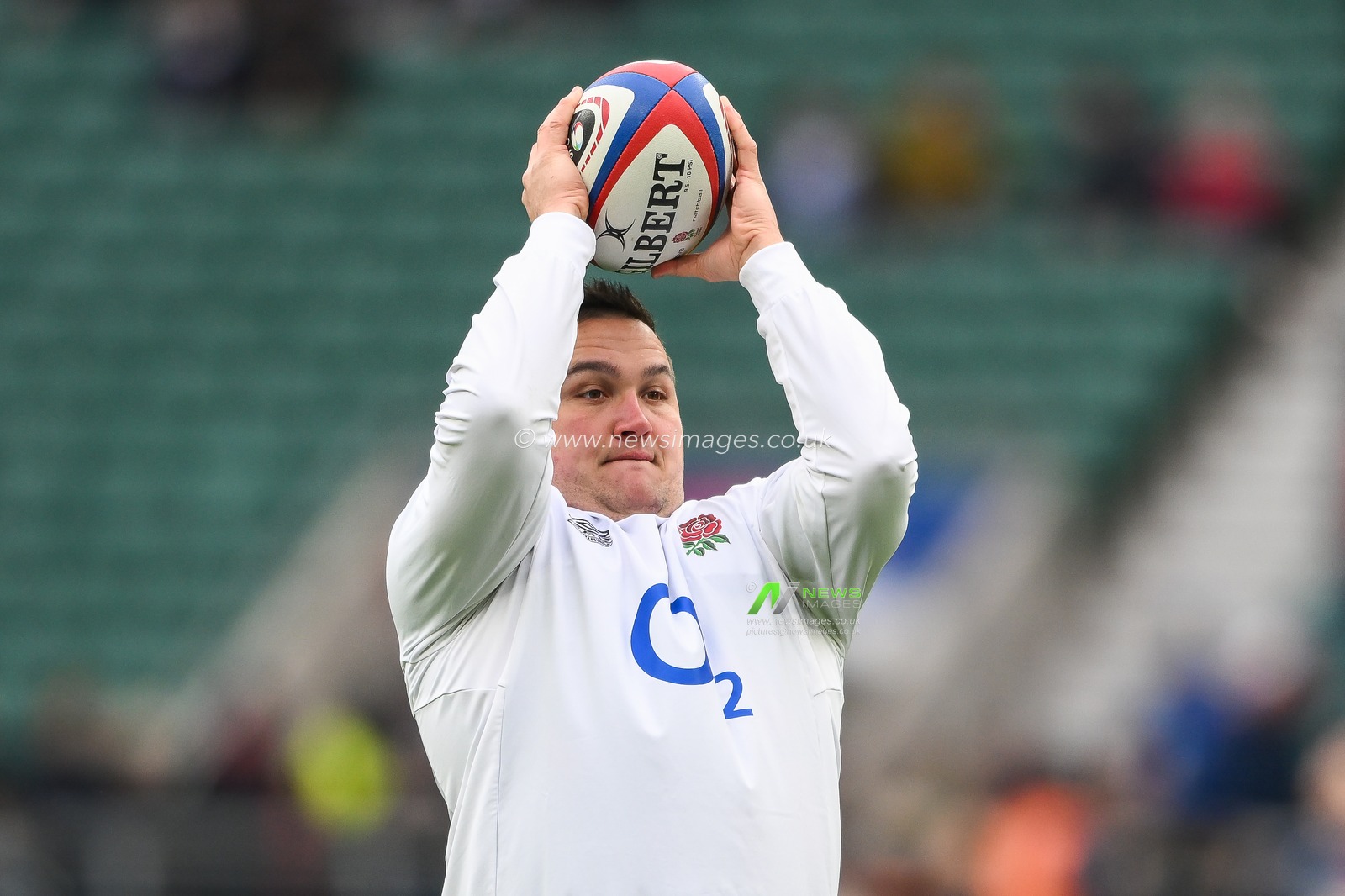Jamie George of England during pre match warm up ahead of the 2023 Guinness 6 Nations match England vs France at Twickenham Stadium, Twickenham, United Kingdom, 11th March 2023

(Photo by Craig Thomas/News Images)