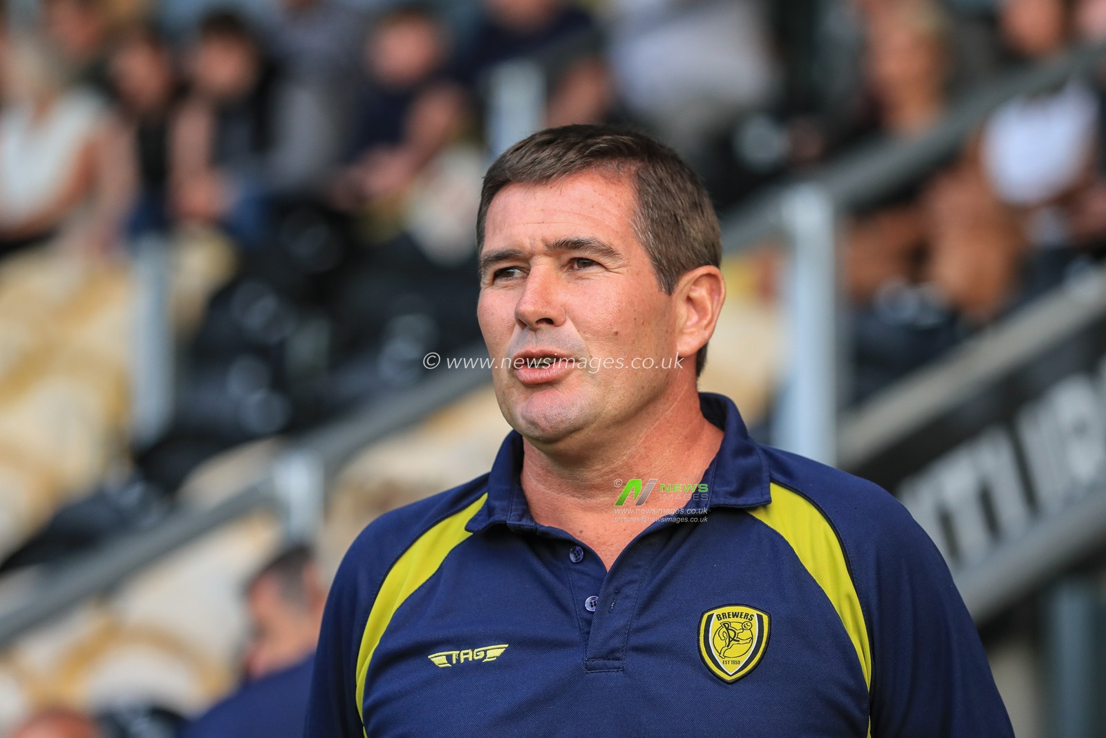 16th July 2019, Pirelli Stadium, Burton upon Trent, England; Pre-Season friendly, Burton Albion vs Sheffield United : Nigel Clough Manager of Burton Albion before kickoff

Credit: Mark Cosgrove/News Images

English Football League images are subject to DataCo Licence