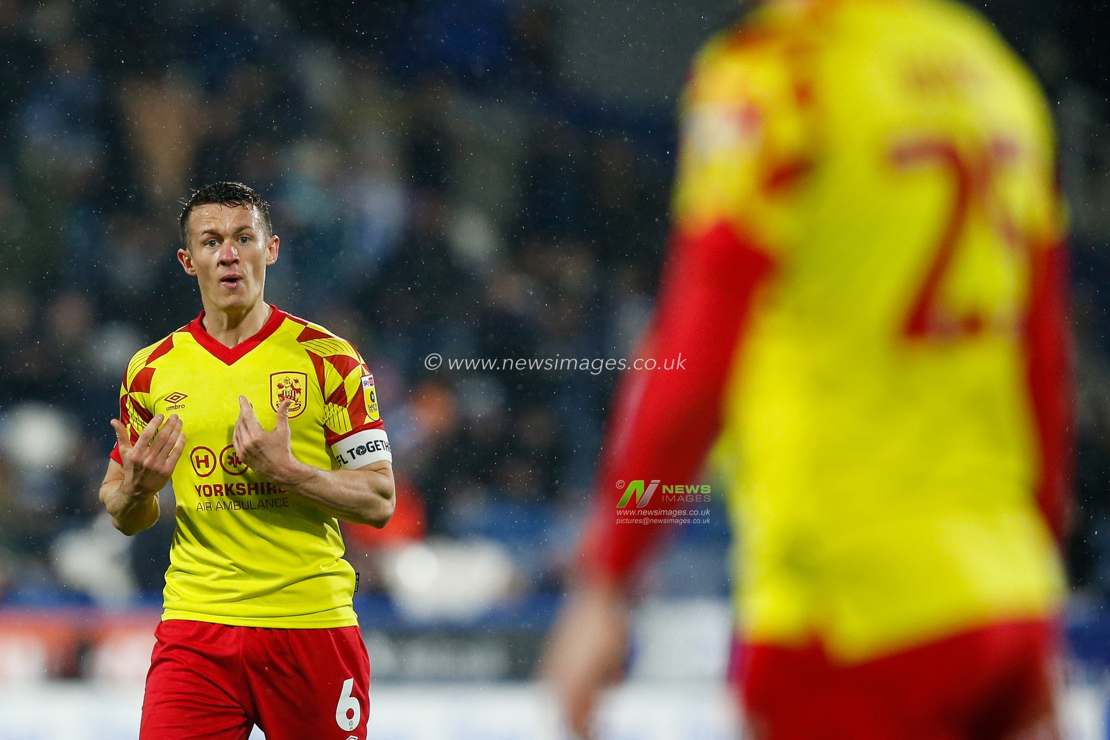 Jonathan Hogg #6 of Huddersfield Town during the Sky Bet Championship match Huddersfield Town vs Norwich City at John Smith's Stadium, Huddersfield, United Kingdom, 15th March 2023

(Photo by Ben Early/News Images)