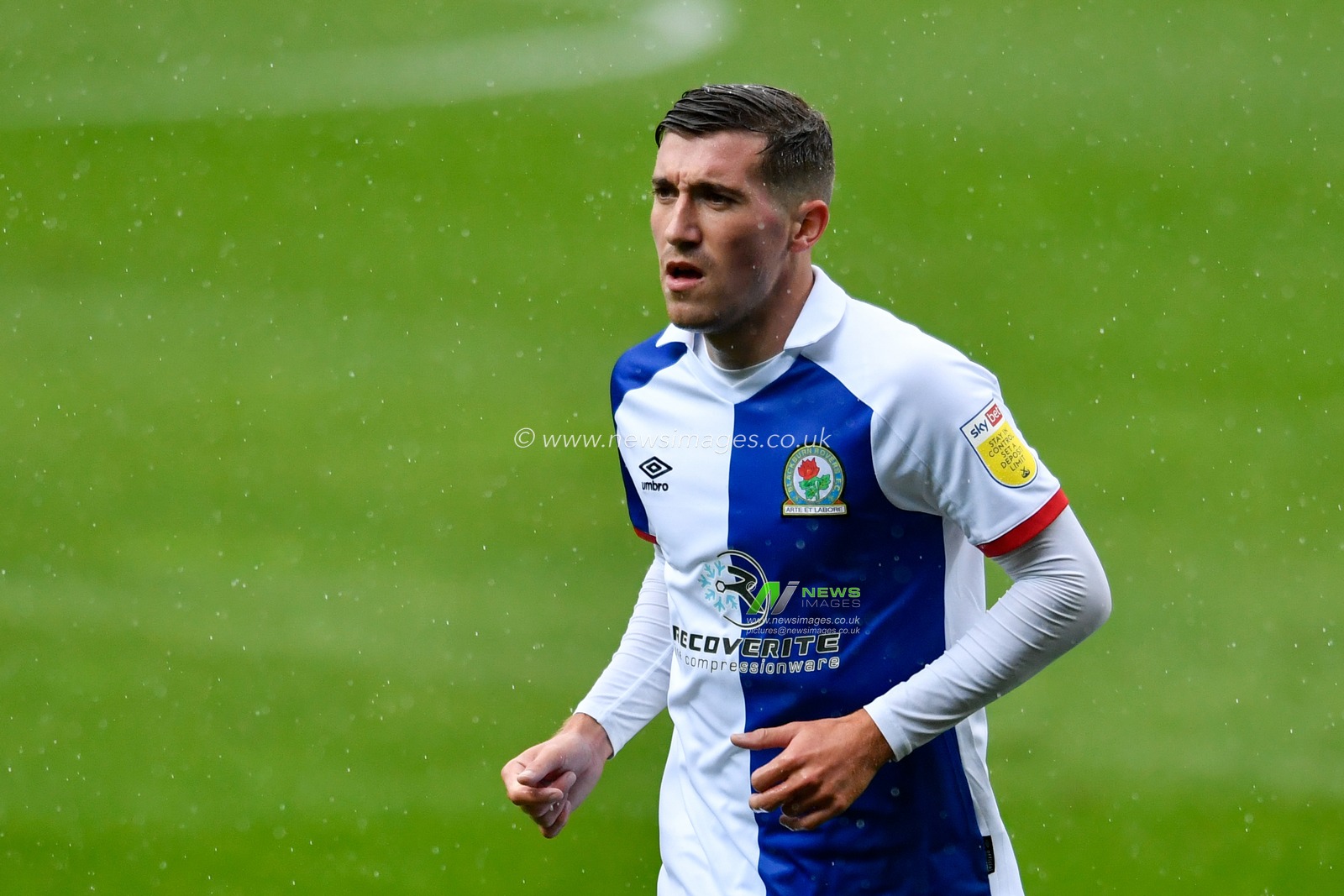 Joe Rothwell (8) of Blackburn Rovers in action during the game