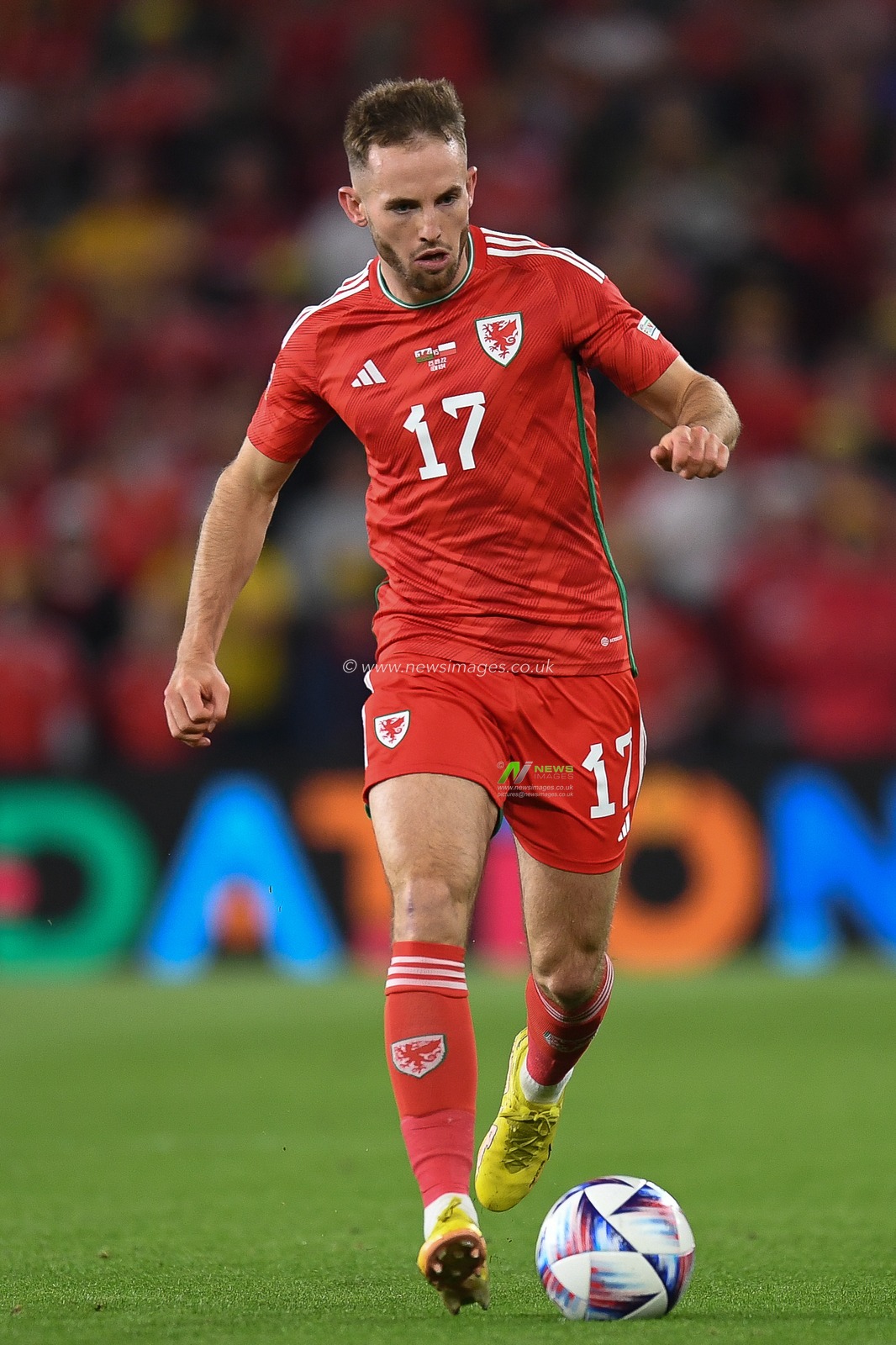 Rhys Norrington-Davies of Wales during the UEFA Nations League Group A4 match between Wales vs Poland at Cardiff City Stadium, Cardiff, United Kingdom, 25th September 2022

(Photo by Mike Jones/News Images)