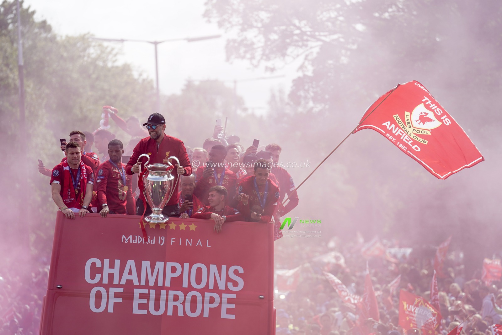 2nd June 2019 , Liverpool, England; UEFA Champions League, Liverpool FC Champions League winners celebrations and open top bus parade ; 


Credit: Terry Donnelly/News Images