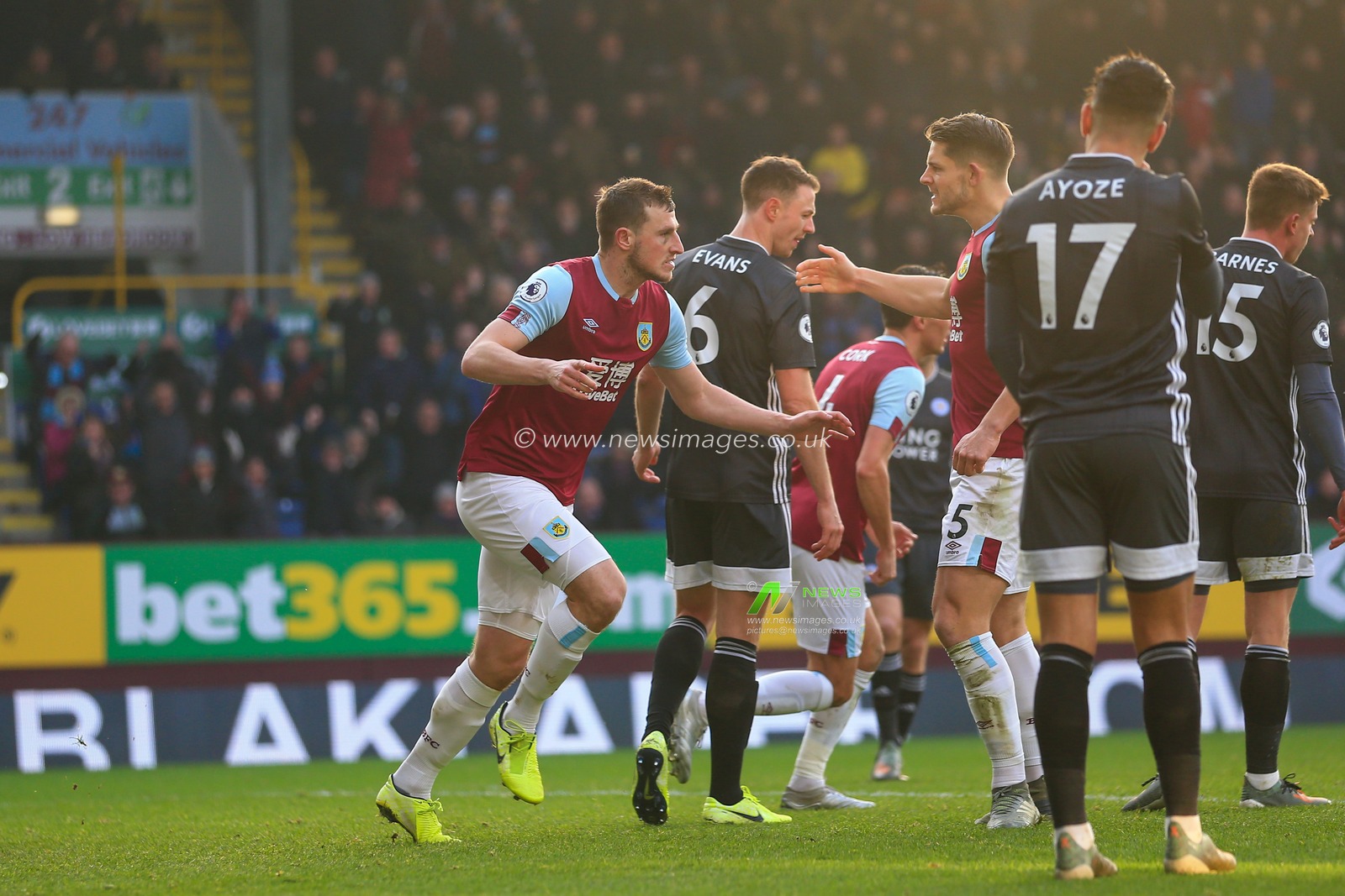 19th January 2020, Turf Moor, Burnley, England; Premier League, Burnley v Leicester City : Chris Wood (9) of Burnley scores to make it 1-1

Credit: Craig Milner/News Images